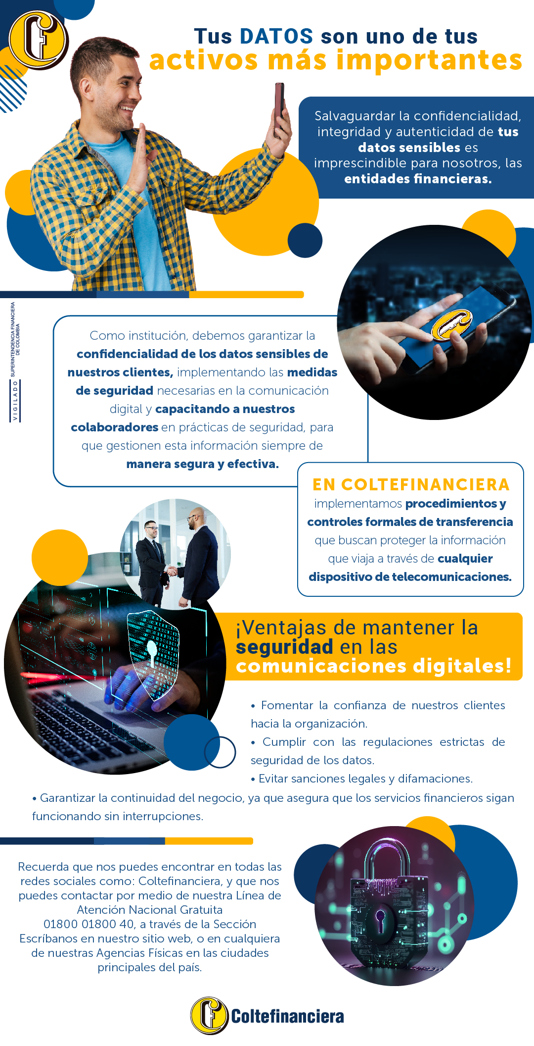 Conoce más sobre la seguridad en las comunicaciones digitales